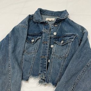 Pacsun Cropped Denim Jacket Women’s Small